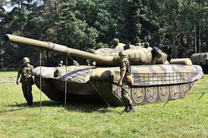 马尾部队充气坦克
